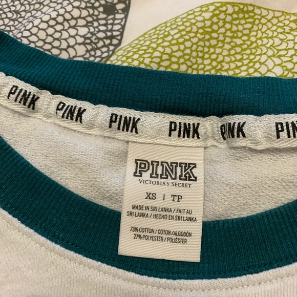 Varsity-style PINK sweater - Picture 2 of 2